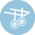 carts for pets icon